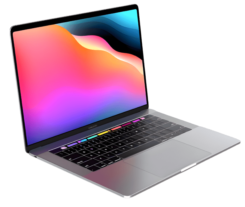 Black Apple Laptop